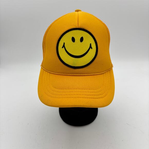Aviator Nation Smiley Vintage Trucker Hat Adjustable Snapback - Picture 1 of 11